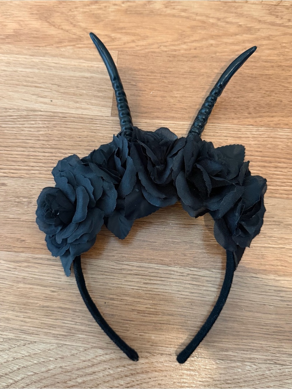 Floral Headband with Horns